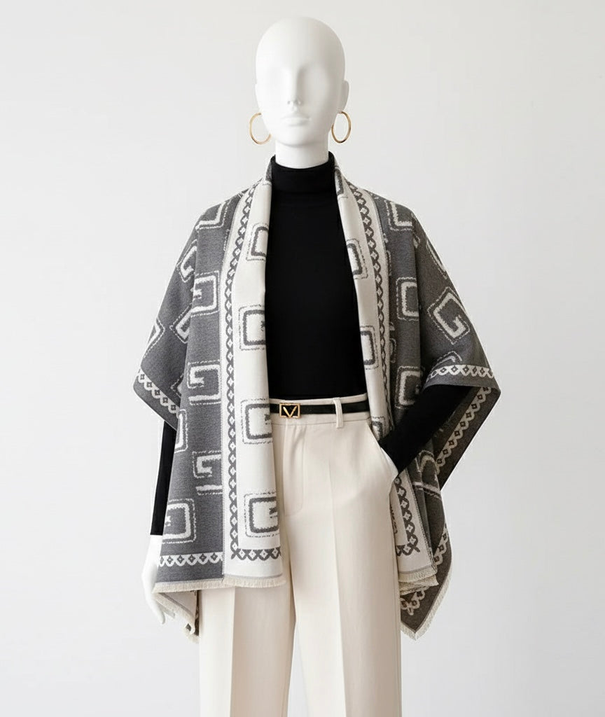 Cashmere-Like Thick Shawl - Warm Winter Scarf & Hijab Wrap