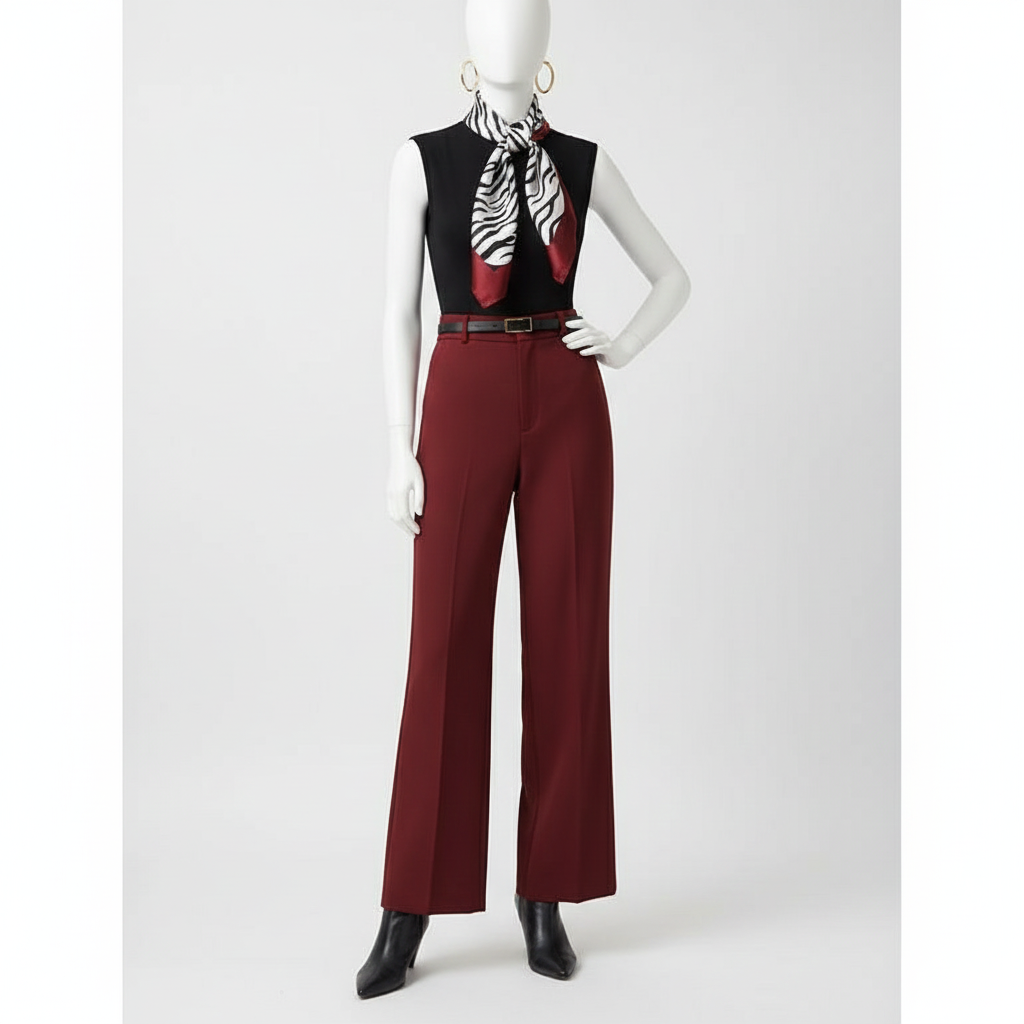 Women's Zebra Print Silk Square Scarf - Mulberry Silk Crepe Satin