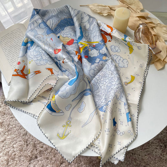 Women's Luxury Silk Twill Scarf