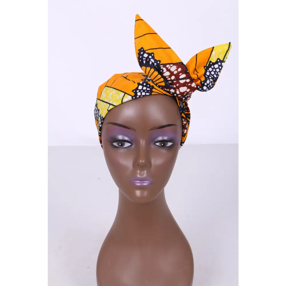African Batik Cloth Headband Ankara Fabric Commemorative Outing Adjustable Ankara Headband - 21style - Adjustable
