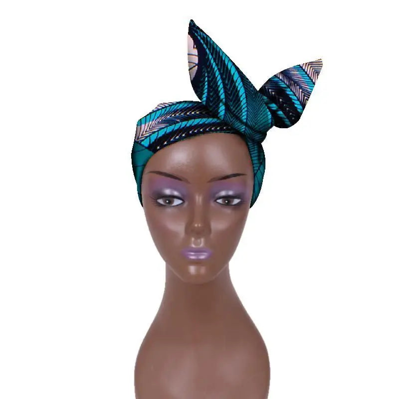 African Batik Cloth Headband Ankara Fabric Commemorative Outing Adjustable Ankara Headband - 14style - Adjustable
