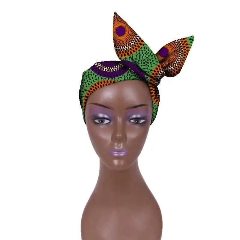 African Batik Cloth Headband Ankara Fabric Commemorative Outing Adjustable Ankara Headband - 10style - Adjustable