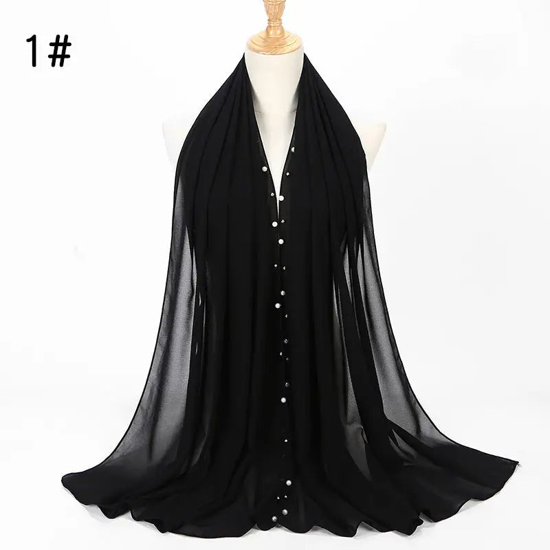 Chiffon Pearl Hijab - 1 / 180 - Chiffon Pearl Hijab
