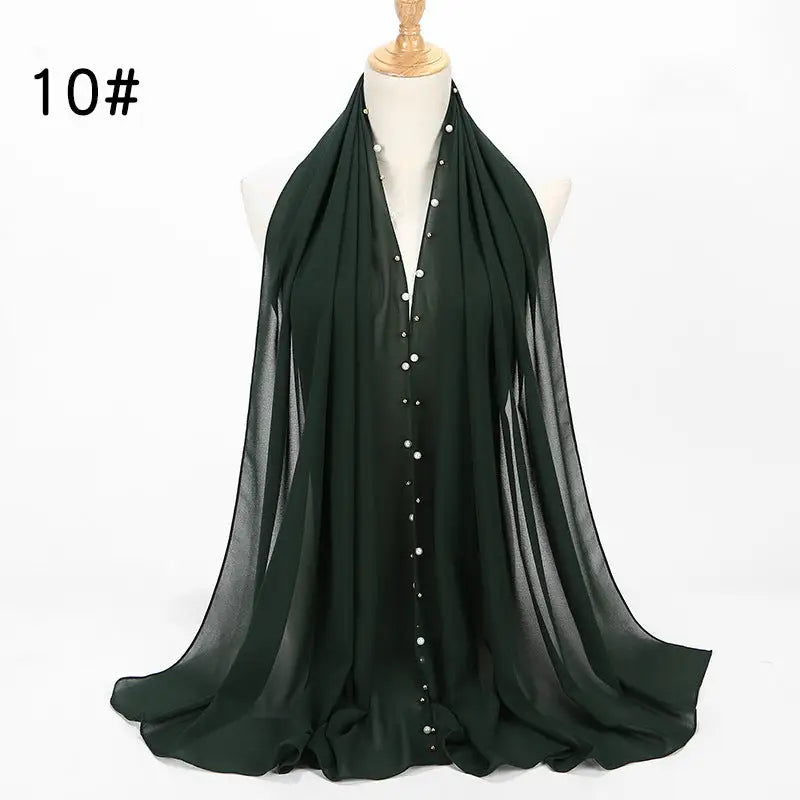 Chiffon Pearl Hijab - 10 / 180 - Chiffon Pearl Hijab
