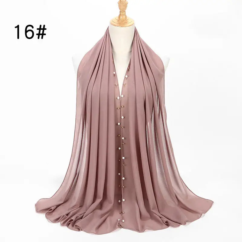 Chiffon Pearl Hijab - 16 / 180 - Chiffon Pearl Hijab