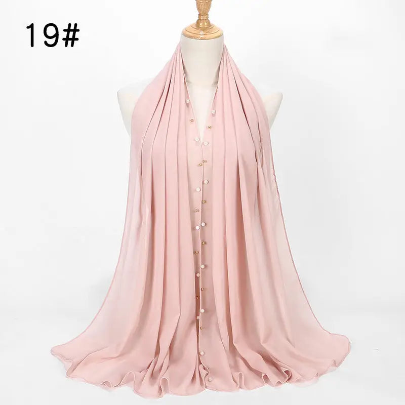 Chiffon Pearl Hijab - 19 / 180 - Chiffon Pearl Hijab