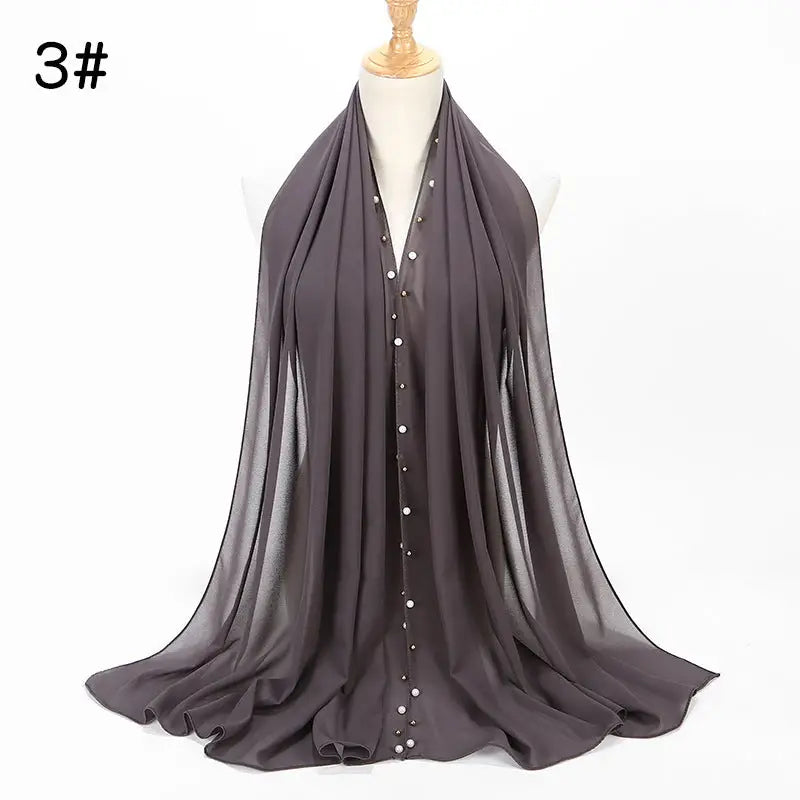 Chiffon Pearl Hijab - 3 / 180 - Chiffon Pearl Hijab
