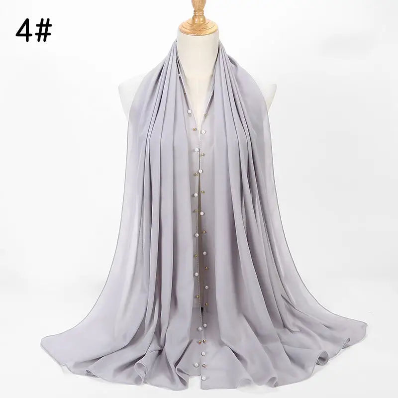 Chiffon Pearl Hijab - 4 / 180 - Chiffon Pearl Hijab