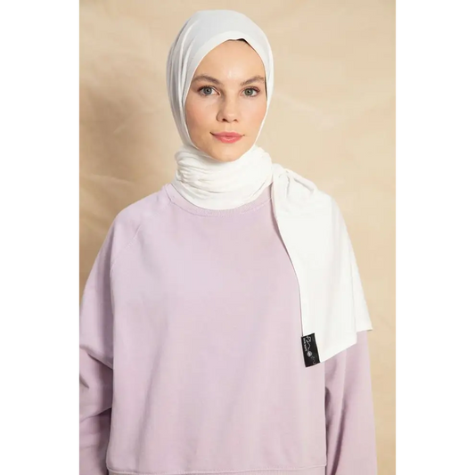 Combed Cotton Ecru Shawl