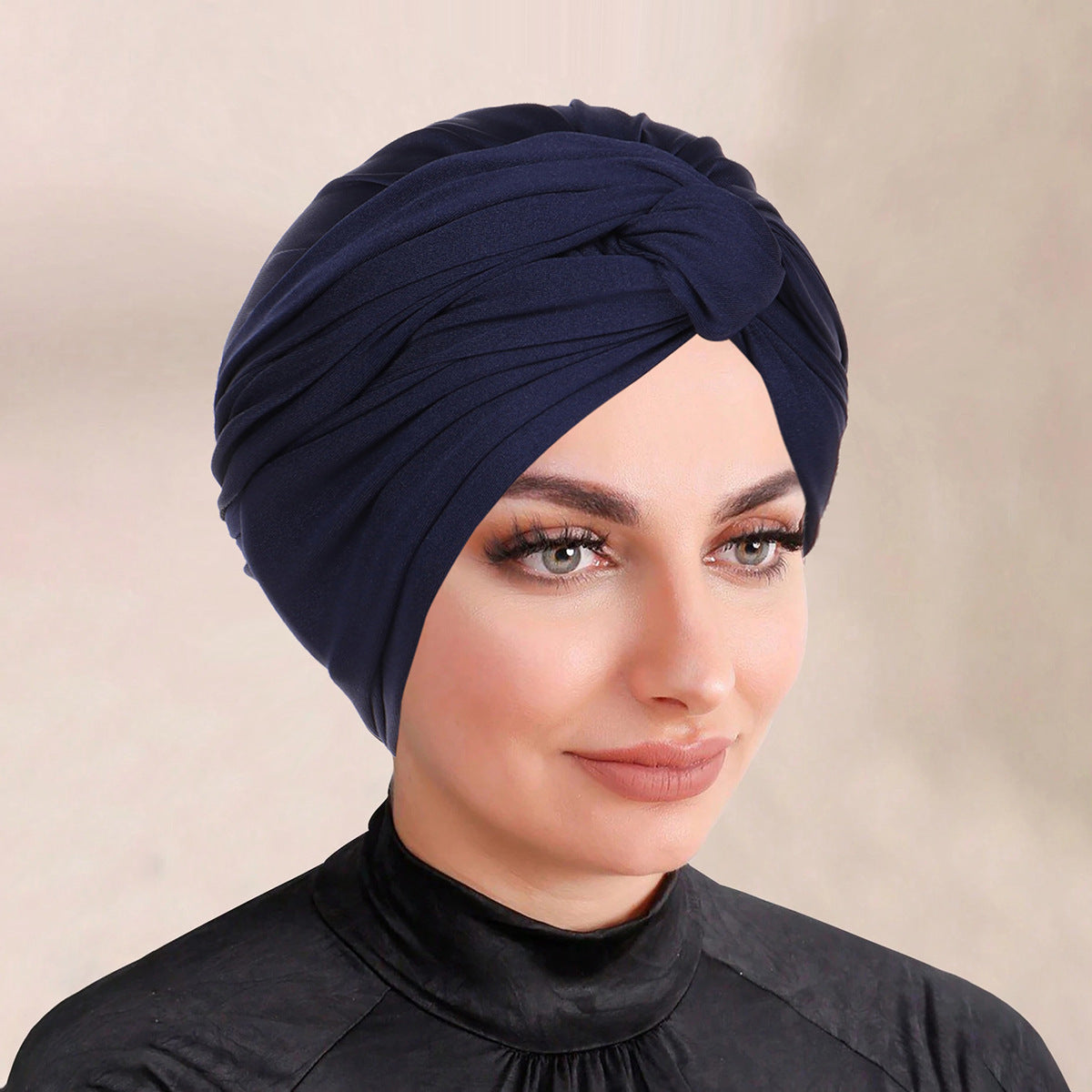 Solid Colour Bonnet Hijab