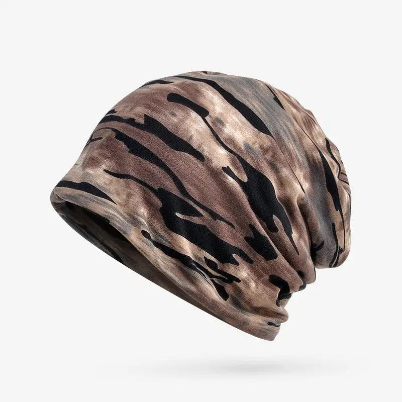 Dual-use Windproof Thermal Fleece-lined Toque Outdoor Cap - Style 1 Brown / Average Size - Thermal Fleece-lined Toque