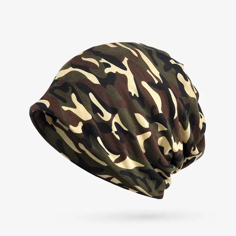 Dual-use Windproof Thermal Fleece-lined Toque Outdoor Cap - Style 2 Brown / Average Size - Thermal Fleece-lined Toque