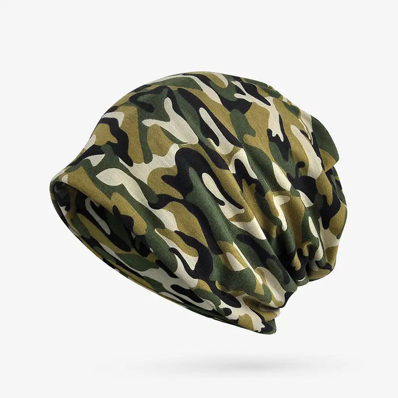 Dual-use Windproof Thermal Fleece-lined Toque Outdoor Cap - Style 2 Army Green / Average Size - Thermal Fleece-lined
