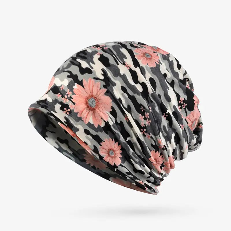 Dual-use Windproof Thermal Fleece-lined Toque Outdoor Cap - Style 3 Black And White / Average Size - Thermal