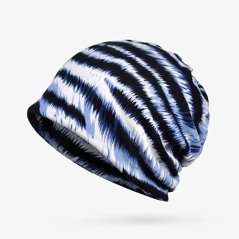 Dual-use Windproof Thermal Fleece-lined Toque Outdoor Cap - Style 6 Blue / Average Size - Thermal Fleece-lined Toque