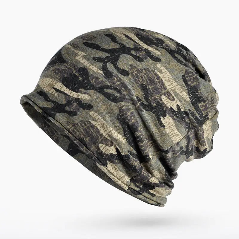 Dual-use Windproof Thermal Fleece-lined Toque Outdoor Cap - Style 9 Army Green / Average Size - Thermal Fleece-lined