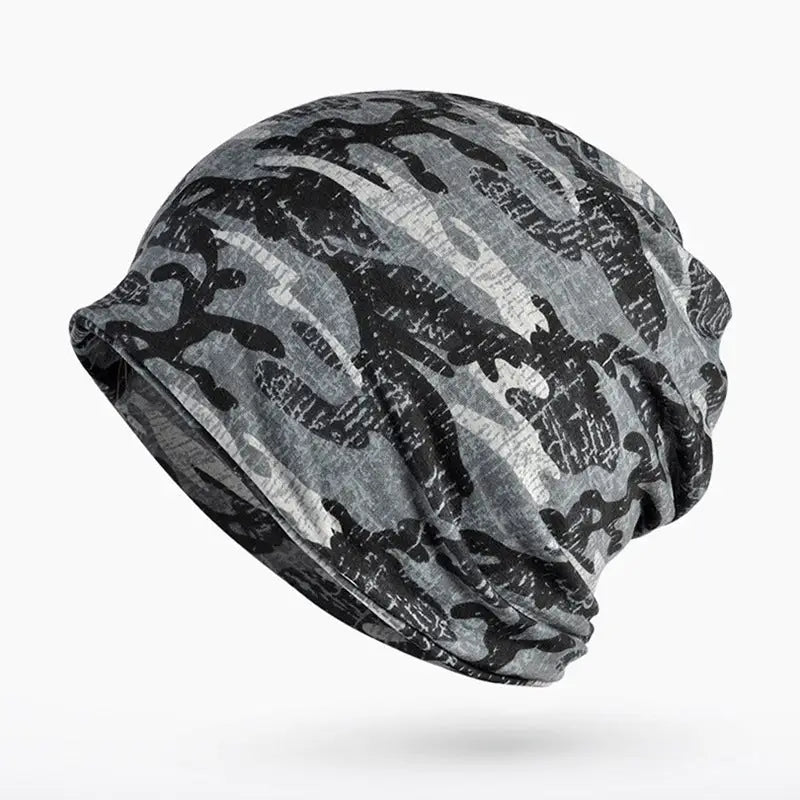 Dual-use Windproof Thermal Fleece-lined Toque Outdoor Cap - Style 9 Gray / Average Size - Thermal Fleece-lined Toque