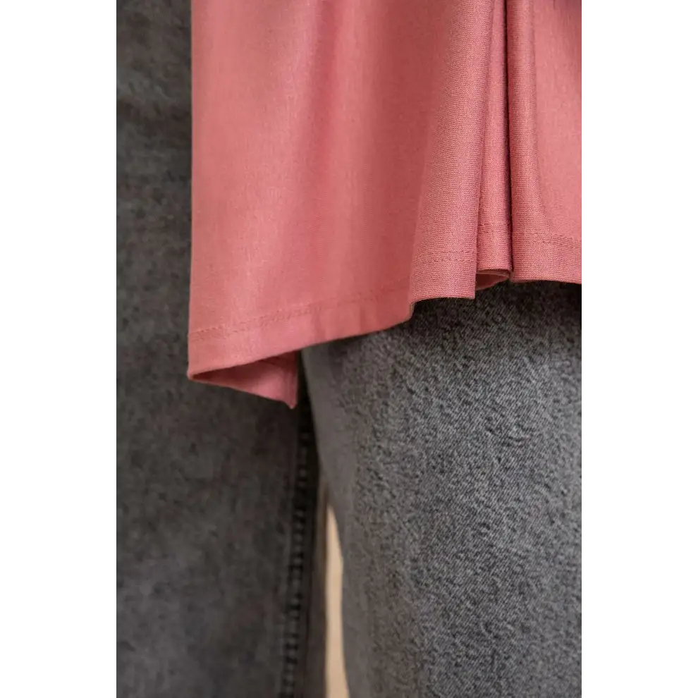 Dusty Rose Combed Cotton Shawl - Hijab