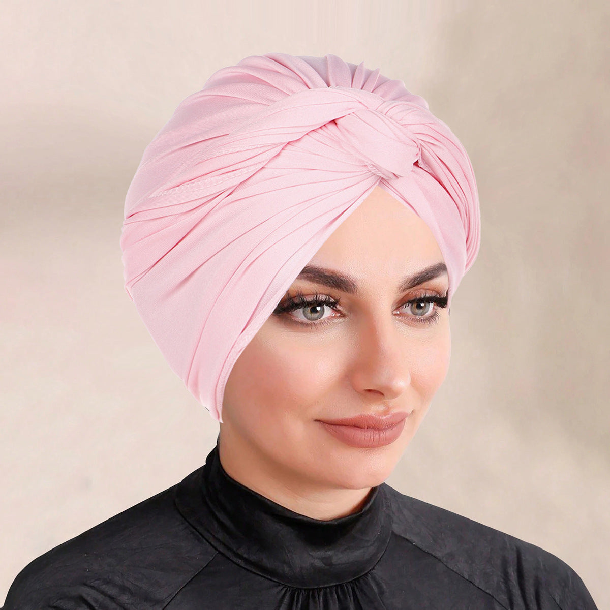 Solid Colour Bonnet Hijab