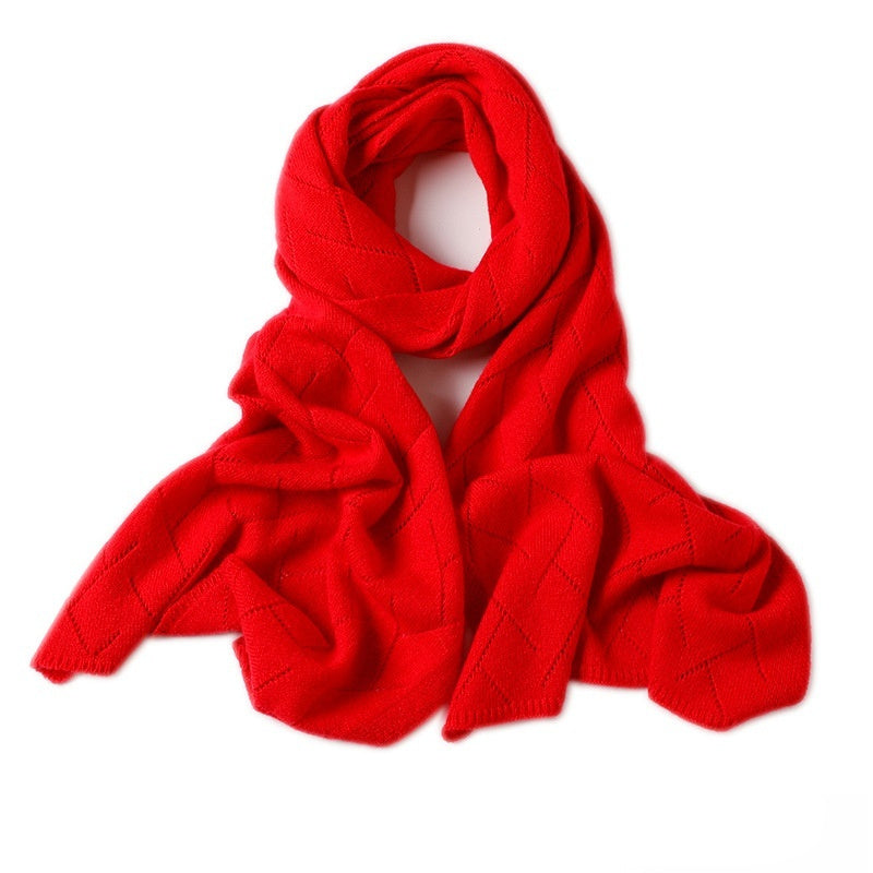 Women's Korean-style Knitted Hollow Scarf