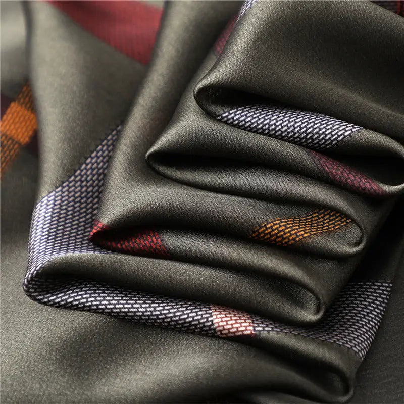 Geometric Silk Scarf