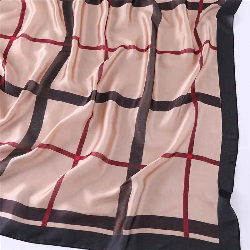 Geometric Silk Scarf