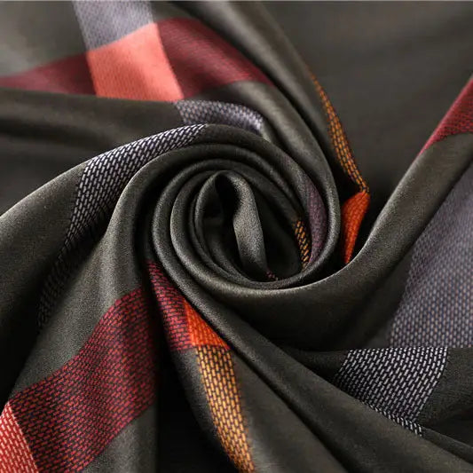 Geometric Silk Scarf