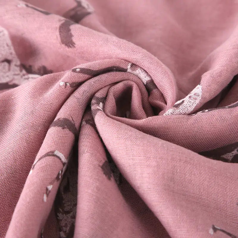 Horse Print Scarf Animal Print Shawl