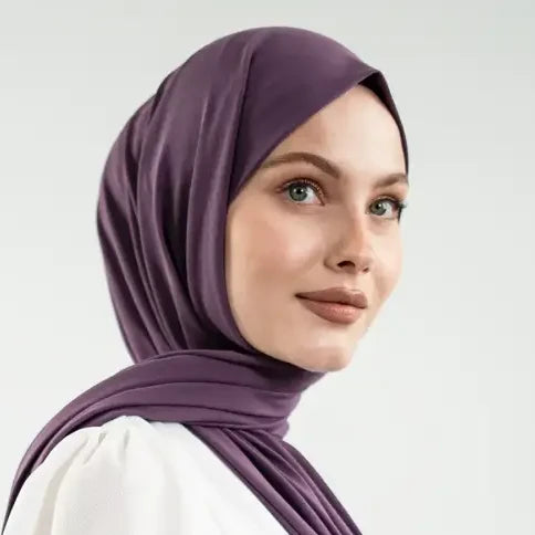 Jersey Lila Shawl - Hijab