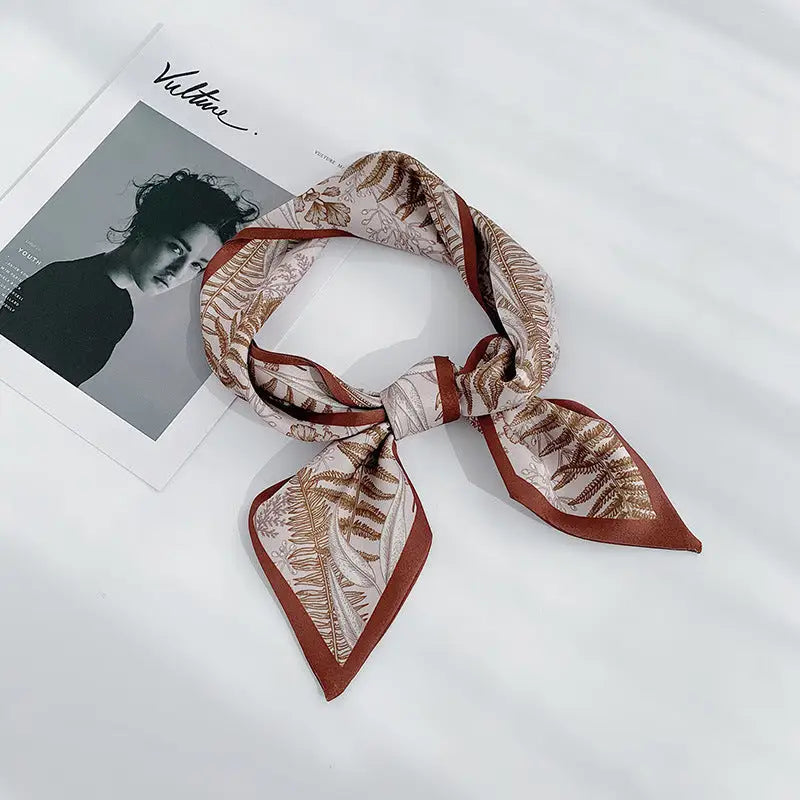 Korean Style Silk Scarf Necktie