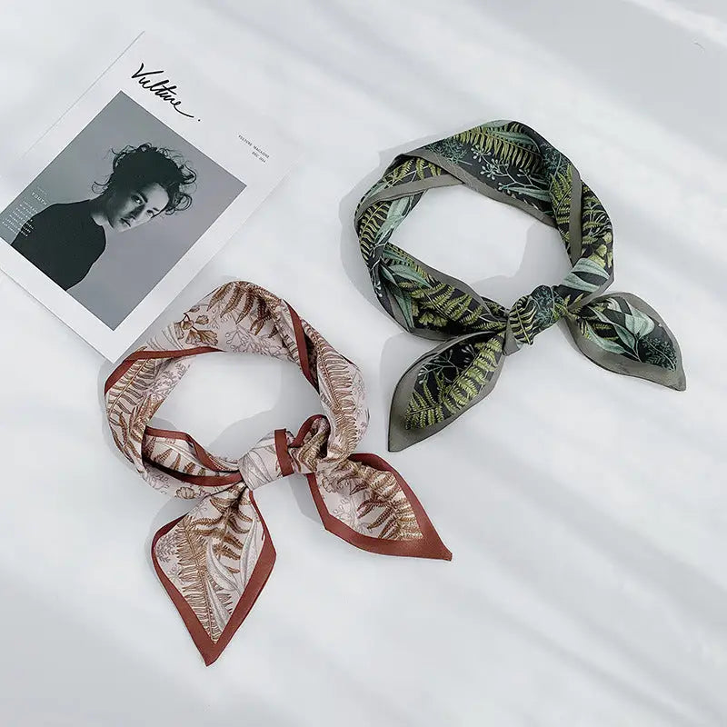 Korean Style Silk Scarf Necktie