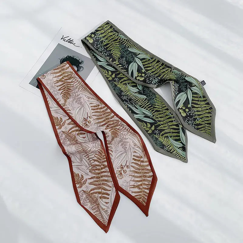 Korean Style Silk Scarf Necktie