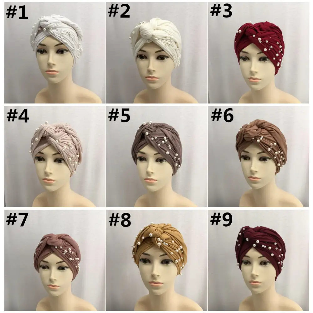 Muslim Women's Turban Hat,Cotton Jersey Turban Hat