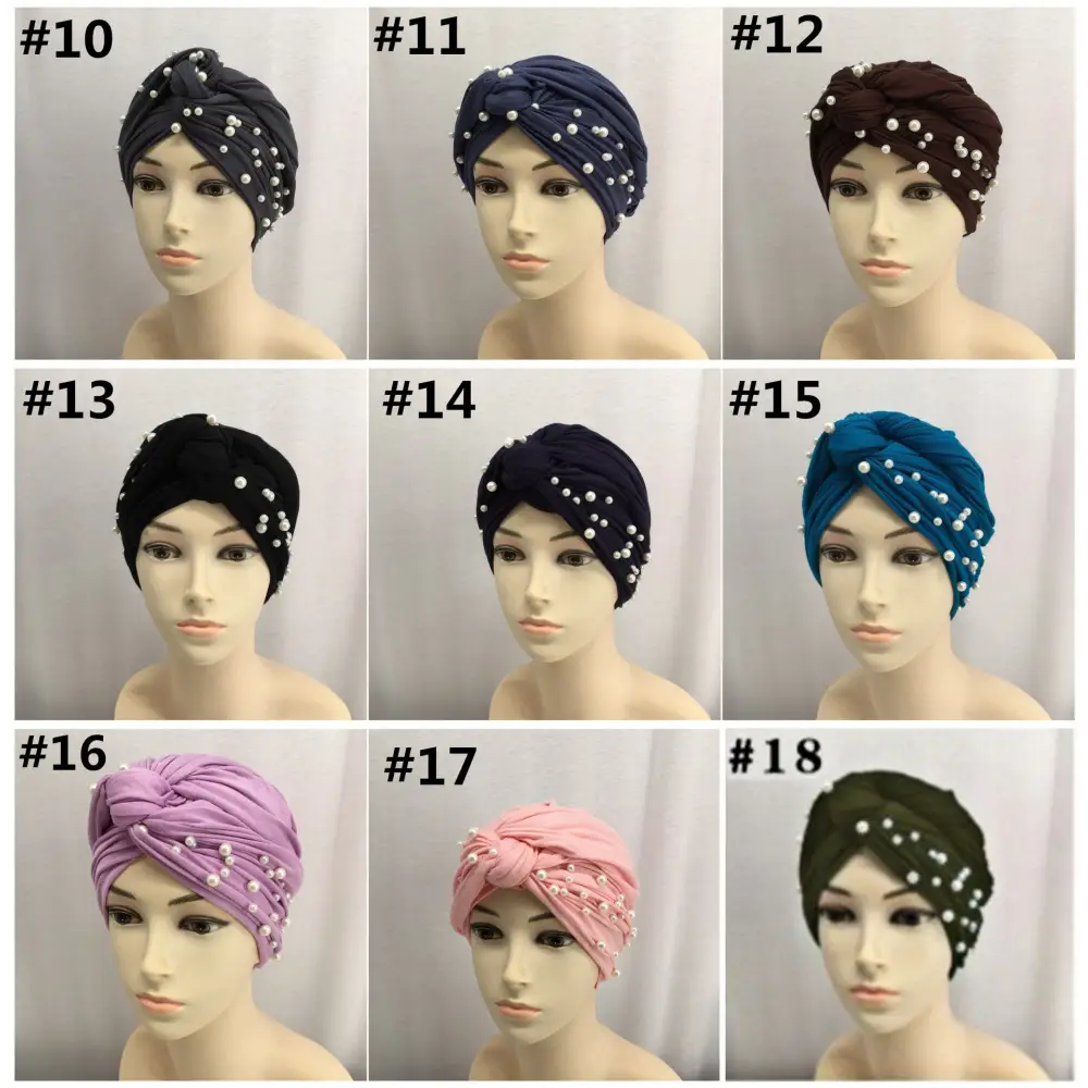 Muslim Women's Turban Hat,Cotton Jersey Turban Hat