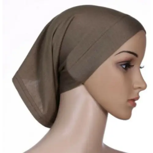 Muslim women’s turban hijab clan cap - Coffee