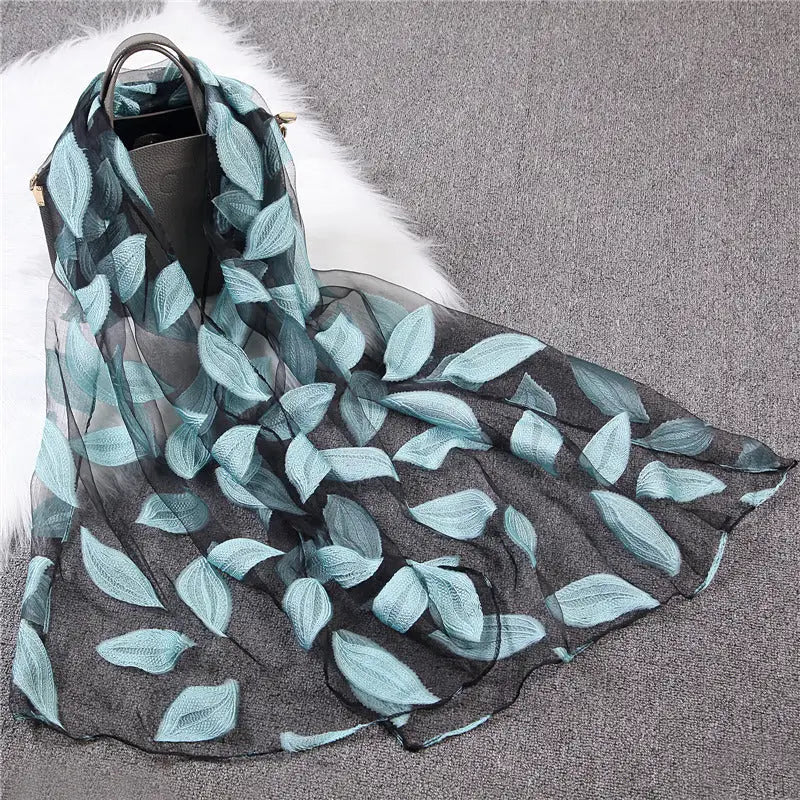 Organza Summer Scarf - Lake blue - Summer Scarf