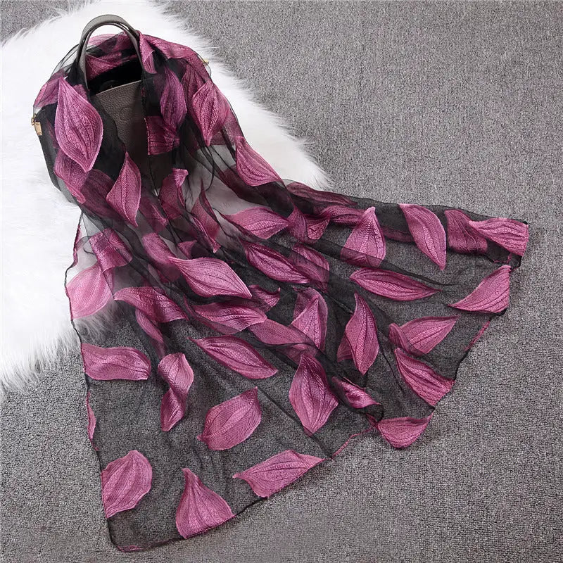 Organza Summer Scarf - Leather pink - Summer Scarf