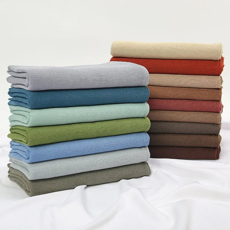Rayon Wrinkle Scarf Women’s Summer Scarf - Long hijab