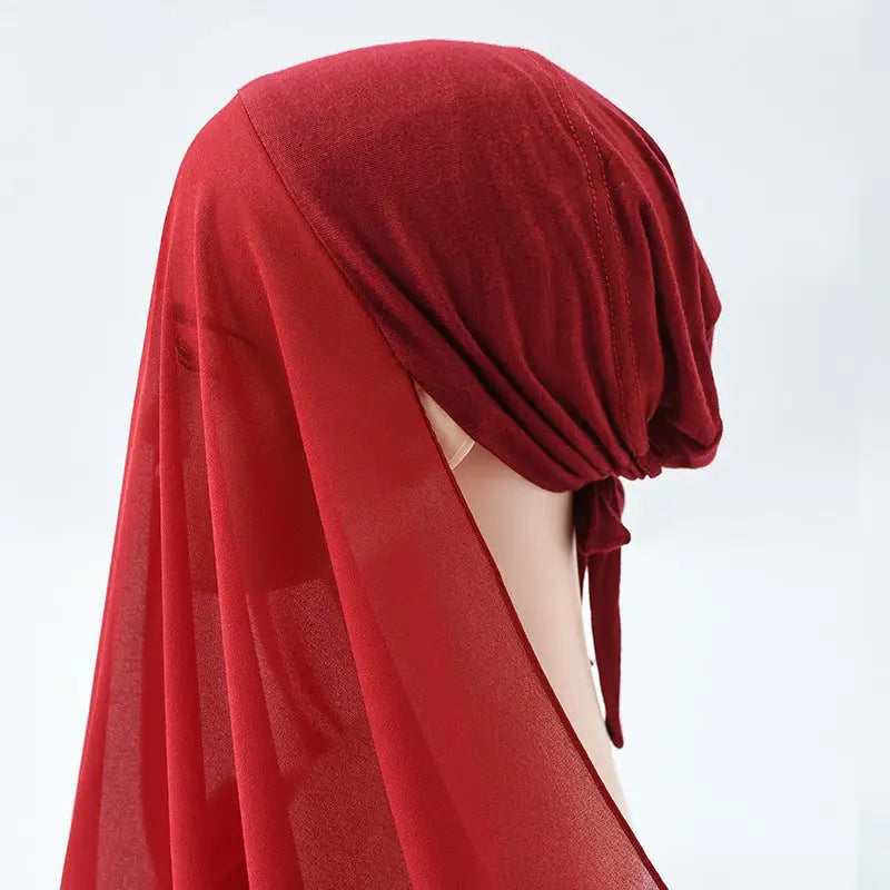 Sunscreen Veil Malaysian Hijab Middle East Adjustable Hat - 2style