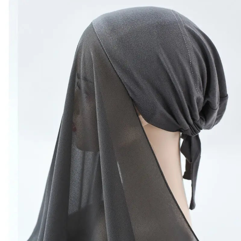Sunscreen Veil Malaysian Hijab Middle East Adjustable Hat - 7style