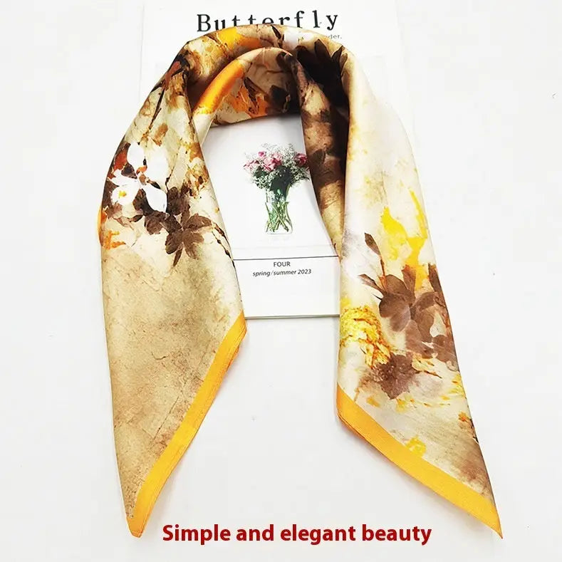 Versatile Business Scarf Square Scarf for Professionals Luxury Bandana - Vegetarian ESTEEMAN - African Pattern Pullover