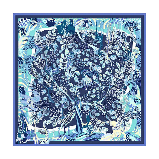 Women’s 16mm Thicken Twill Silk Scarf - Square scarf