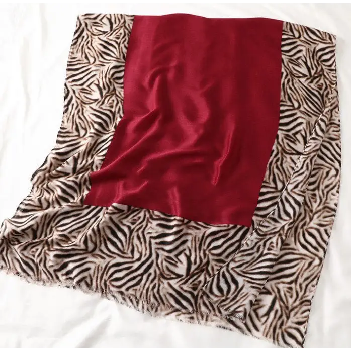 Women’s Cotton Scarf Casual Leopard Print Long Gauze Scarf - 6 STYLE