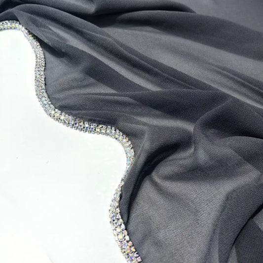 Women’s Light Diamond Chiffon Solid Colour Scarf - 10Color / 70X180