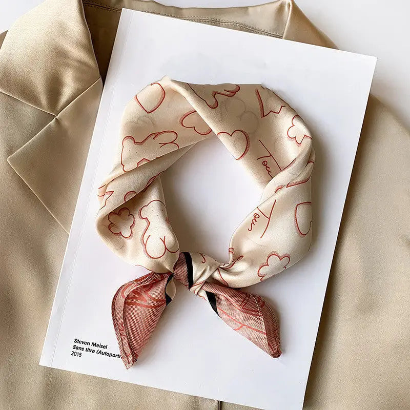 Women’s Silk Bandana - 14 Style / 53x53cm - Bandana