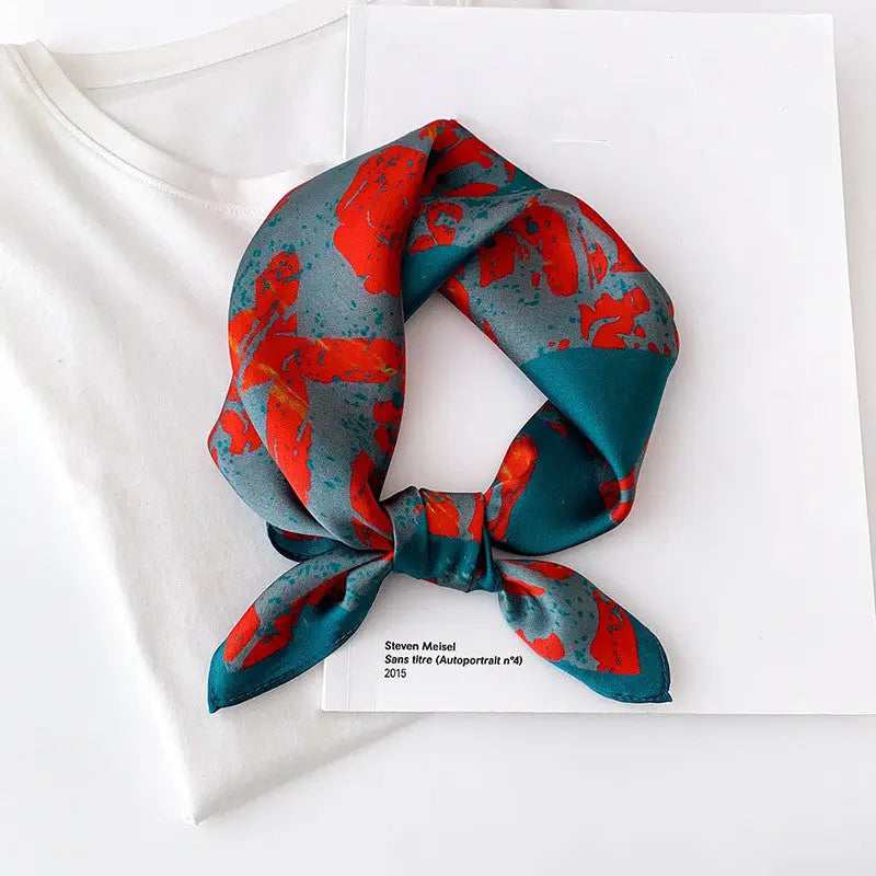 Women’s Silk Bandana - 3 Style / 53x53cm - Bandana