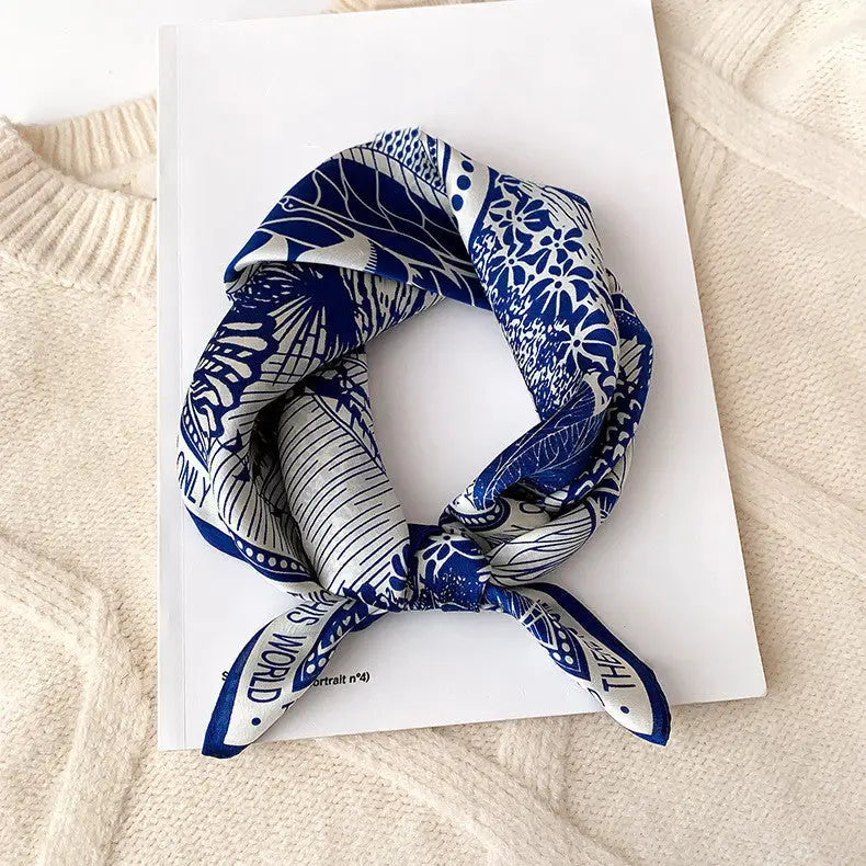 Women’s Silk Bandana - 4 Style / 53x53cm - Bandana