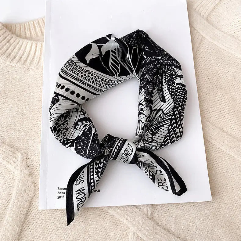 Women’s Silk Bandana - 8 Style / 53x53cm - Bandana