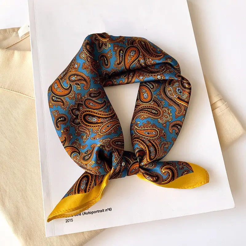 Women’s Silk Bandana - Style18 / 53x53cm - Bandana