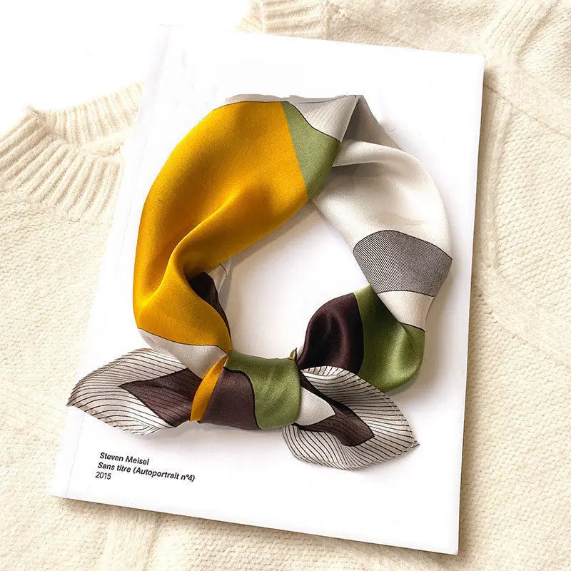 Women’s Silk Bandana - Style24 / 53x53cm - Bandana